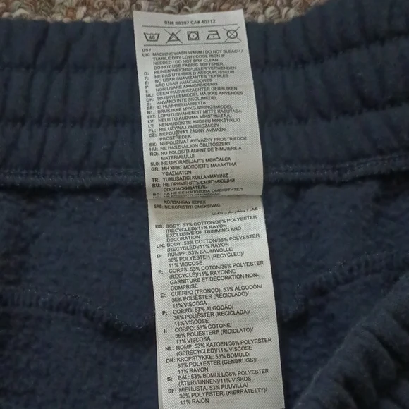 Adidas Mens Black Sweatpants Crop Capri with White Stripes Size 4x - Picture 4 of 10